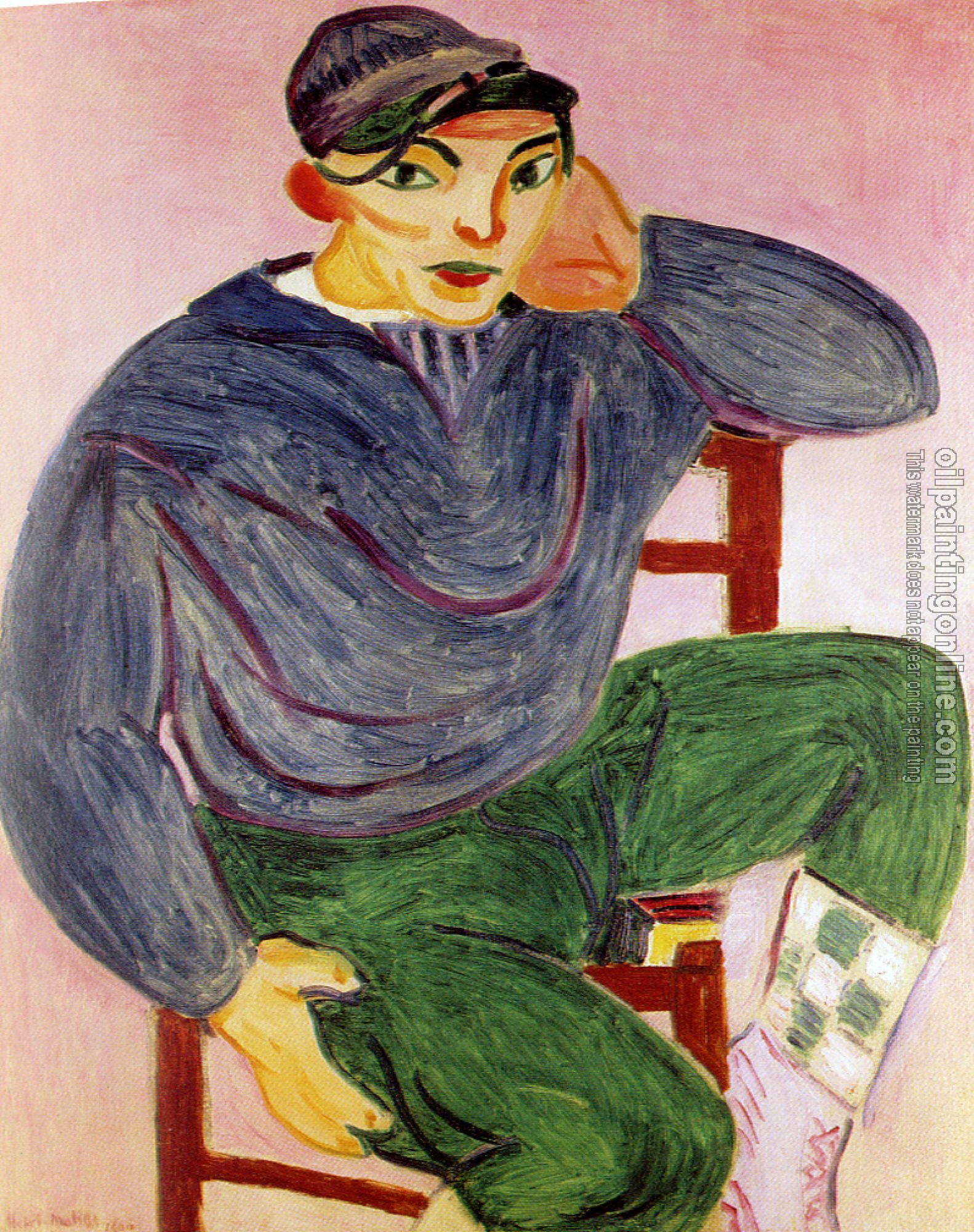 Matisse, Henri Emile Benoit - the young sailor